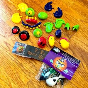 Pumpkin/ Jack o lantern Decorating Push in Pieces